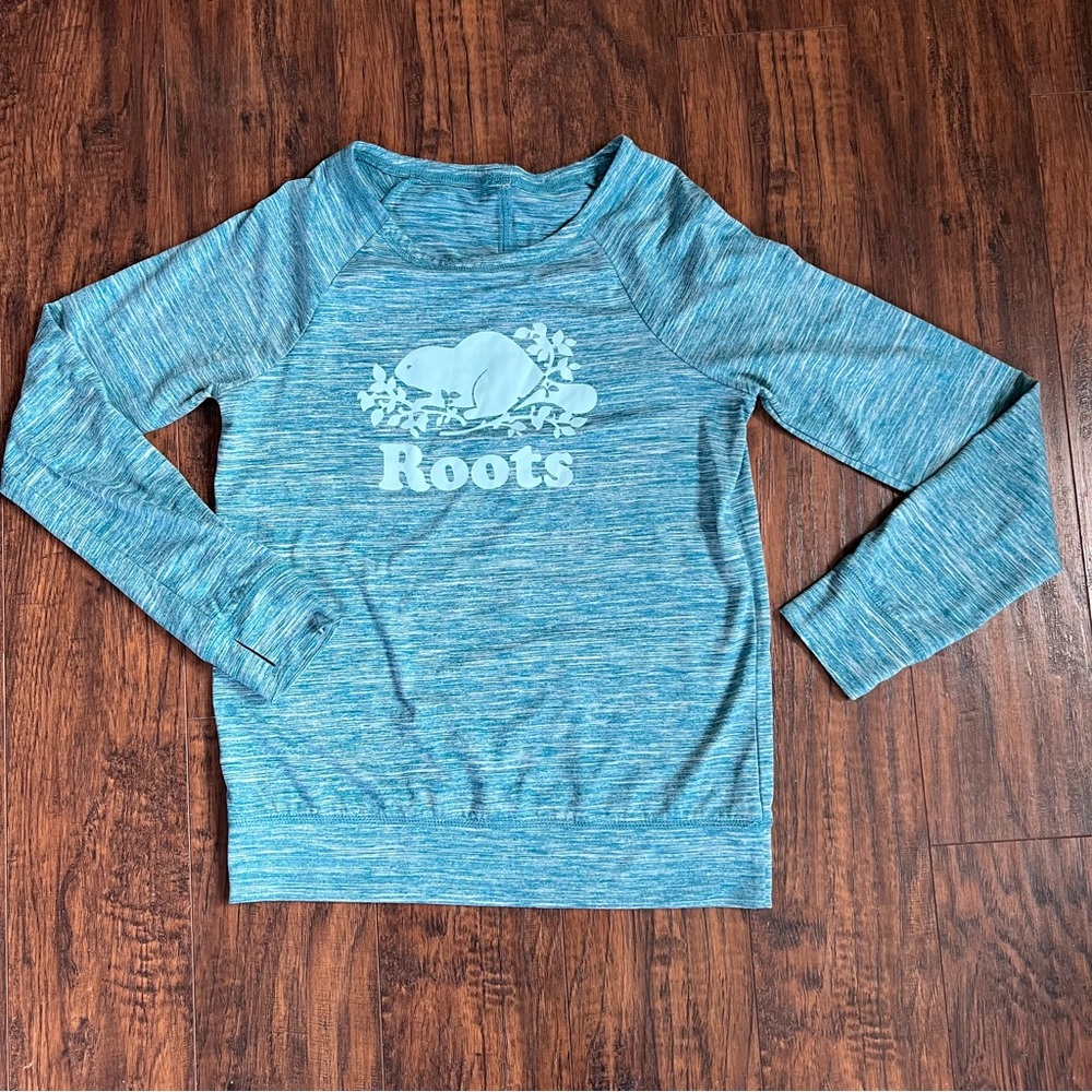 Roots Sweatshirt XS Women’s Blue‎ Long Sleeve No Tag